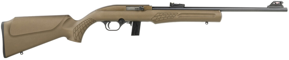 Rossi RS22L1811L RS22 Semi-Auto 22 LR 10+1 18" Black Barrel, Bronze Monte Carlo Stock/Rec, Fiber Optic Sights 1 149114