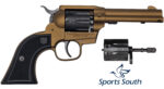 Diamondback DB055AA041 Sidekick 22 LR/22 WMR 9rd Shot 4.50" Burnt Bronze Burnt Bronze Black Cerakote Cylinder Black Checkered Nylon Grips 2 149596