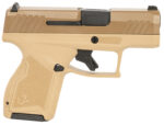 Taurus 1GX4M931ET GX4 Micro-Compact 9mm Luger 11+1 3.06" Black Barrel, Tan Cerakote Serrated Slide, Coyote Tan Stainless Steel Frame 2 150900
