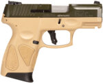 Taurus 1G2C93B12T G2C Compact 9mm Luger 12+1 3.26" Moss Green Cerakote Serrated Slide, Coyote Tan w/Black Controls Polymer Frame w/Picatinny Rail 2 150904