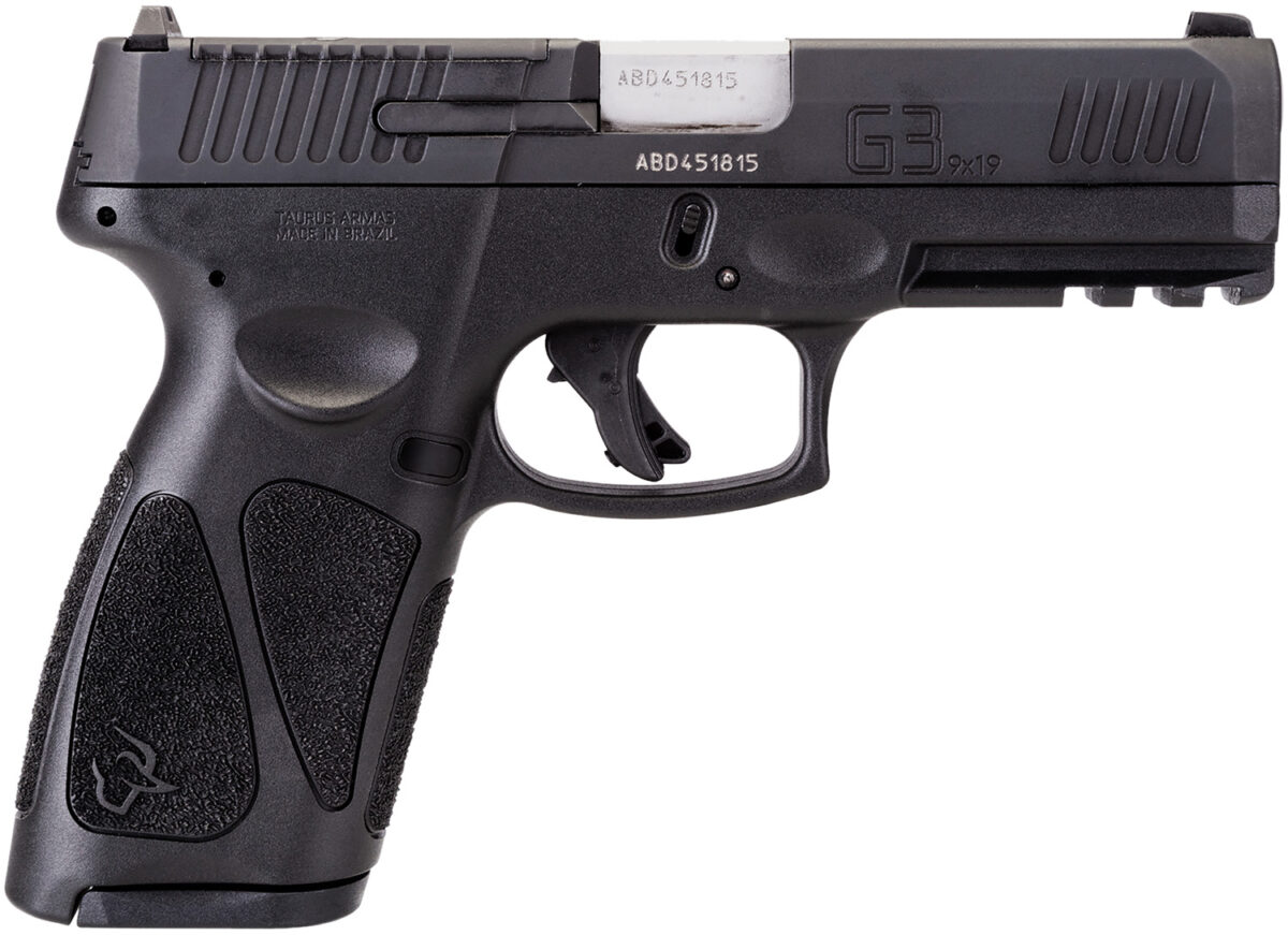Taurus 1G3P94117 G3 T.O.R.O. Full Size 9mm Luger 17+1 4" Matte Stainless Steel Barrel, Matte Black Tenifer Optic Ready/Serrated Slide, Black Polymer Frame w/Picatinny Rail, Black Polymer Grips 1 150910