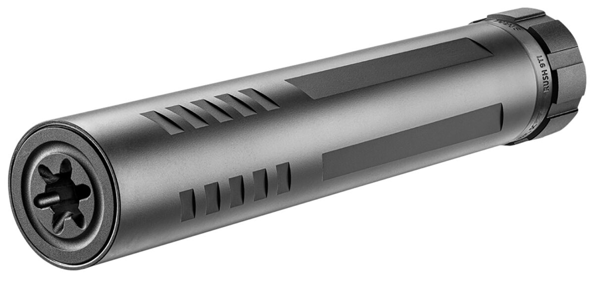 FN 96100718 Rush TI 9mm Luger 1.375" Black Aluminum/Titanium 1/2"-28 tpi 1 151368