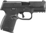 FN 66101642 509C Bundle Compact Frame 9mm Luger 10+1, 3.70" Black Recessed Crown Barrel, Black PVD Serrated Steel Slide & Polymer Frame w/Picatinny Rail, Ambidextrous, 5 Magazines 2 153540