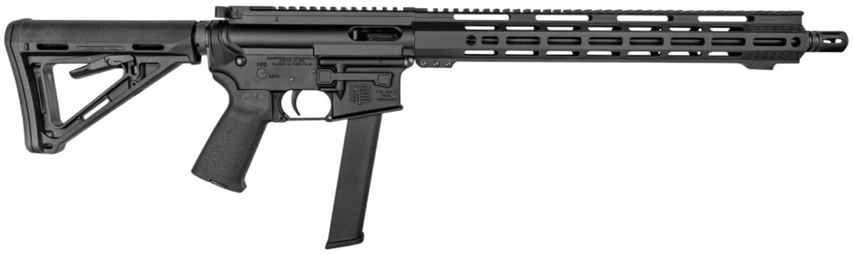Diamondback DB1418P001 DB15 9mm Luger 32+1 16", Black, Carbon Lower, Magpul MOE Stock, Magpul K2 Grip, Flash Hider 1 153897