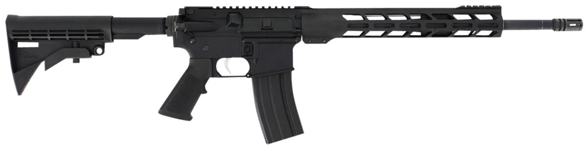 Anderson B2K869A020 AM-15 Utility 5.56x45mm NATO 30+1 16", Black, 12" M-Lok, A2 Grip, Carbine Stock, Flash Hider 1 153914