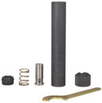 Yankee Hill 206528 Sidewinder M2 9mm Luger 1.375" Black Stainless Steel Aluminum 1/2"-28 tpi 2 154277