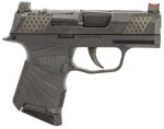 Wilson Combat SIGWCP3659BSR P365 9mm Luger 10+1 (2) 3.10", Black, RMRSc Optic Cut Slide with X-Tac Pattern Serrations, Polymer Frame, Sunburst Grips, Optic Height Fiber Optic Sights, Standard Trigger 2 154400