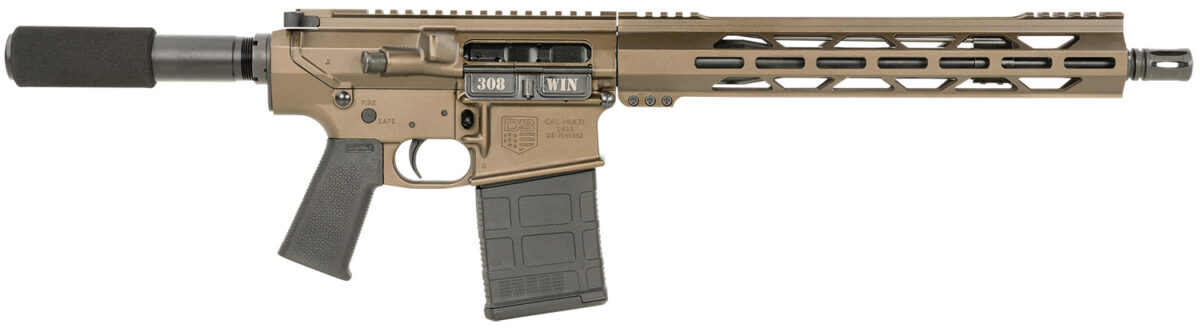 Diamondback DB1222C071 DB10 308 Win 20+1 13.50", Midnight Bronze, Carbon Lower, 9" M-LOK Handguard, Black Padded Buffer Tube/Magpul Grip 1 155884