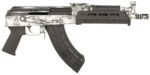 Century Arms HG7673N Draco 7.62x39mm 30+1 6.25" Black Threaded Barrel, Black Magpul AK Handguard, Distressed White Cerakote Steel Receiver, Black Polymer Grip, Right Hand 2 156062