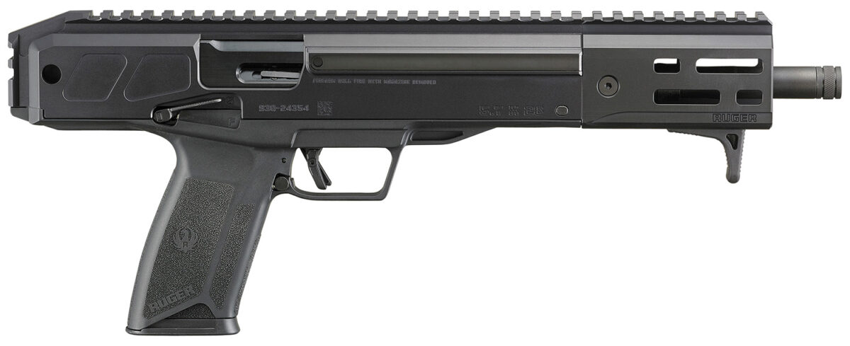 Ruger 19303 LC Charger 5.7x28mm 20+1 10.30" Black Nitride Steel Threaded Barrel, M-LOK Handguards, Black Hard Coat Anodized Picatinny Rail Receiver, Black Polymer Grips, Ambidextrous 1 156858