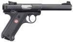 Ruger 40183 Mark IV Target *CA Compliant 22 LR 10+1 5.50" Blued Bull Barrel, Blued Aluminum Frame, Black Checkered Polymer Grip, Right Hand 2 157177