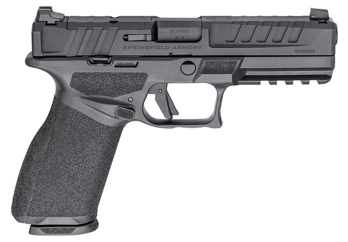 Springfield Armory EC9459BLCU Echelon 9mm Luger 10+1 4.50" Black Melonite Steel Barrel & Optic Ready/Serrated Steel Slide, Black Polymer Frame w/Picatinny Rail, Textured Grip 1 157499