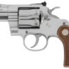 Colt Mfg PYTHONSP2WCTS Python 357 Mag/38 Special 6 Shot 2.50" Stainless Recessed Target/Vent Rib Barrel, Stainless Cylinder & Frame, Walnut w/Colt Medallion Grip 2 158303