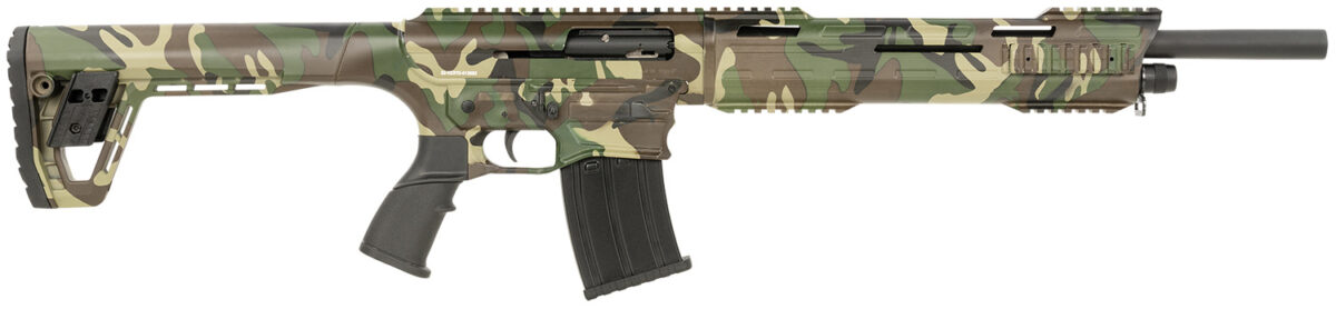 Tokarev USA 21000167 TAR M81 Full Size Frame 12 Gauge Semi-Auto 3" 5+1 18.50" Black Steel Barrel, M81 Woodland Camo Picatinny Rail Receiver, M81 Woodland Camo Adjustable Synthetic Stock 1 158868
