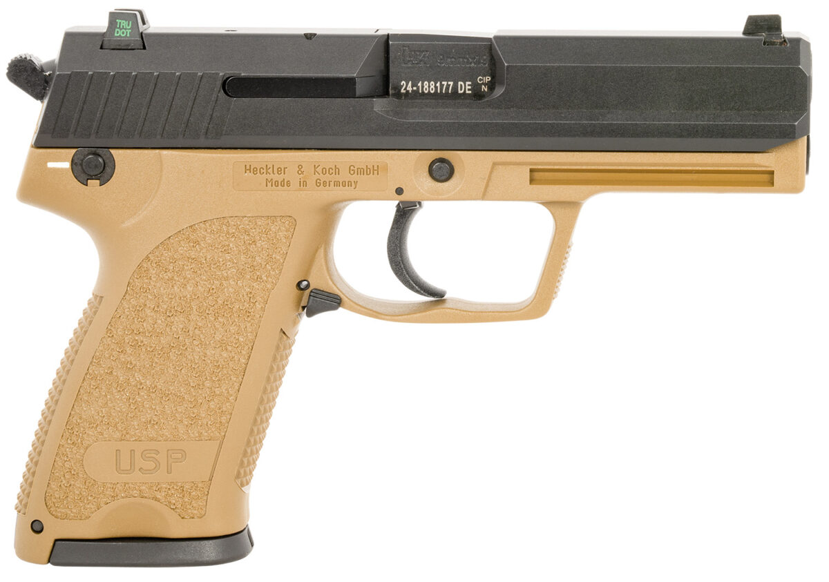 HK 81000354 USP9 TAC 9MM 3-15R FDE NS V1 1 159083