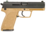 HK 81000354 USP9 TAC 9MM 3-15R FDE NS V1 2 159083