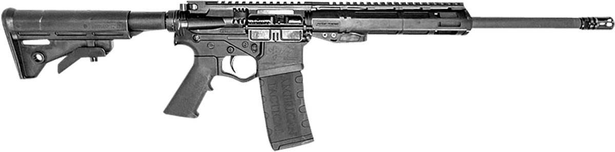 ATI ATIGAX5569MLPMG Alpha-15 Maxx 5.56x45mm NATO 30+1 16" Hanson Profile Barrel, Black, Metal/Polymer Rec, 9" Polymer M-LOK Handguard, OEM MM4 Stock, A2 Grip 1 159856
