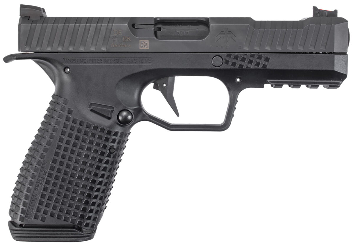 PTR AF1B0090101 Archon Type B, Gen 1 Compact Frame 9mm Luger 15+1, 4.30" Black Steel Barrel, Black Serrated Steel Slide, Black Steel Frame w/Beavertail & Picatinny Rail, Black Textured Polymer Grip 1 160084