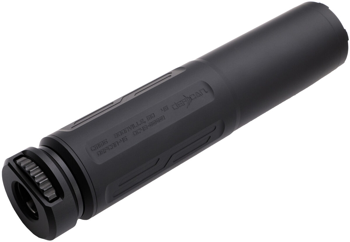 CMMG 45CA453 DefCan 45 45 ACP, 8.3" L Black Aluminum, .578" x 28 tpi Tri-Lug QD Mount 1 160314