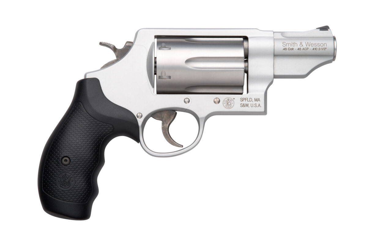 SMITH AND WESSON GOVERNOR 45/410 2.75" SLVR 6RD 1 1604105936