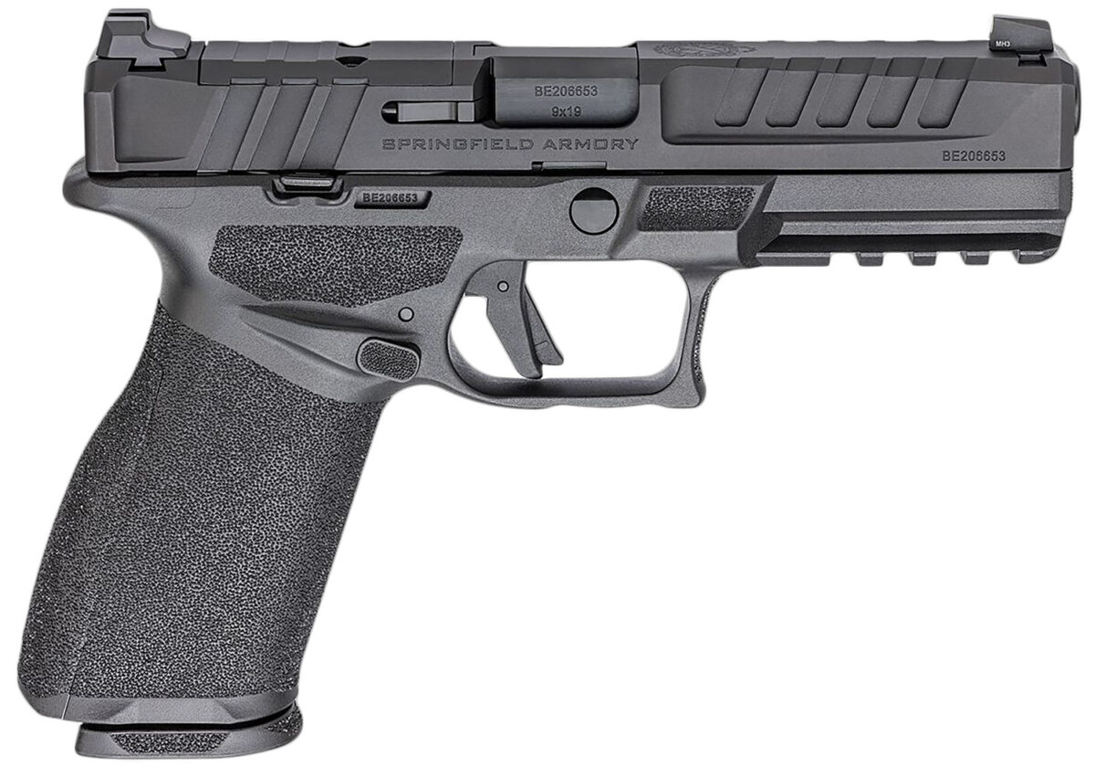 Springfield Armory EC9459BU15 Echelon Medium Frame 9mm Luger 15+1 4.50" Black Melonite Steel Barrel & Optic Ready/Serrated Steel Slide, Black Polymer Frame w/Picatinny Rail, Textured Grip 1 160810