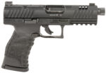 Walther Arms 5220301 WMP 22 Mag 15+1 4.90" Black Steel Threaded Barrel, Black Optic Ready/Serrated Slide, Black Polymer Frame w/Picatinny Rail, Textured Polymer Grip 2 160898