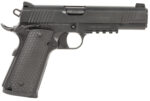 Girsan 392060 MC1911 S Untouchable Full Size 45 ACP 8+1 5" Black Steel Barrel, Black Serrated Steel Slide & Frame w/Beavertail & Picatinny Rail, Black Polymer Grip 2 160996