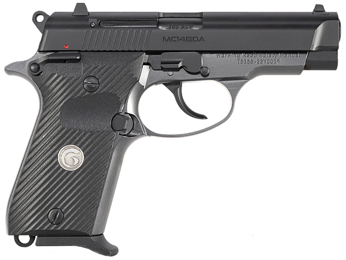 Girsan 390817 MC14BDA 380 ACP 13+1 3.80" Black Steel Barrel, Black Serrated Steel Slide, Stainless Aluminum Frame w/Beavertail, Black Polymer Grip 1 161022