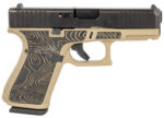 Glock PA195S204EXPCT G19 Gen5 Compact Frame 9mm Luger 15+1 4.02" Black GMB Barrel, Black nDLC Serrated Steel Slide, Coyote Tan Cerakote Polymer Frame w/Picatinny Rail, Ambidextrous 2 161601