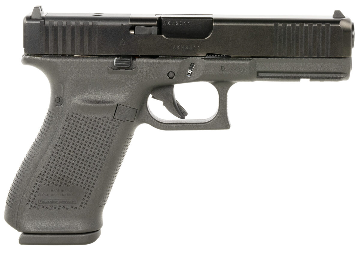 Glock UA205S201MOS G20 Gen5 MOS Standard 10mm Auto 10+1 4.61" Black GMB Barrel, Black nDLC Serrated Slide, Black Polymer Frame w/Picatinny Rail, Black Textured Grip, Ambidextrous, USA Made 1 163611