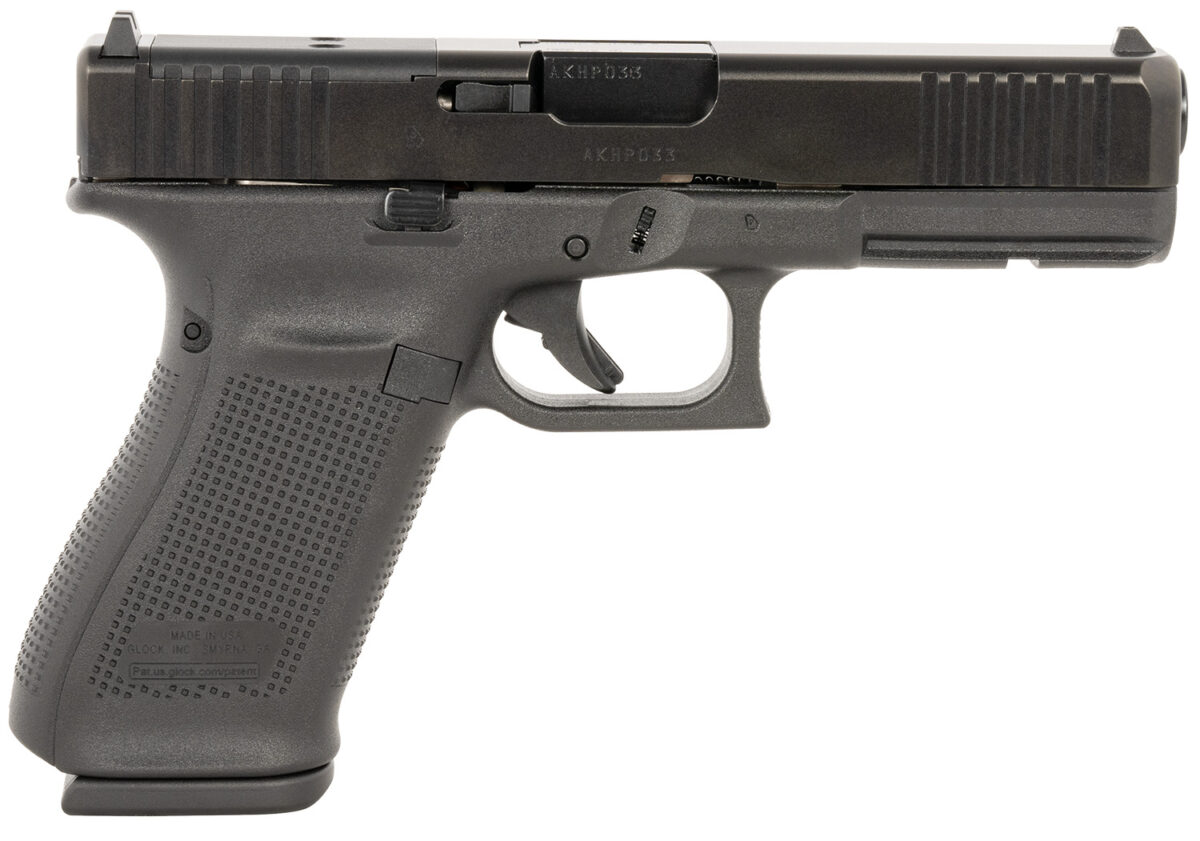 Glock UA205S203MOS G20 Gen5 MOS Standard 10mm Auto 15+1 4.61" Black GMB Barrel, Black nDLC Serrated Slide, Black Polymer Frame w/Picatinny Rail, Black Textured Grip, Ambidextrous, USA Made 1 163612