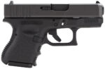 Glock PI3950201 G39 Gen3 Sub-Compact 45 GAP 6+1 3.43" Black Polygonal Rifled Barrel, Matte Black Serrated Slide, Black Polymer Frame, Black Textured Finger Grooved Polymer Grip, Right Hand 2 16514