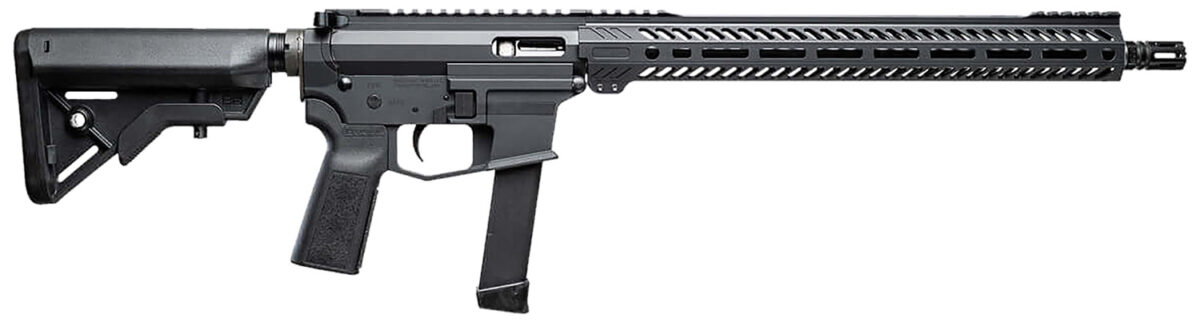 Angstadt Arms AAUDP09R0R UDP-9 9mm Luger 15+1 16" Black Melonite Threaded Barrel, Black Cerakote Picatinny Rail Aluminum Receiver, 15" M-LOK Handguard, Black Synthetic B5 Bravo Stock 1 165242