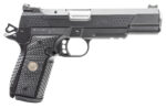 Wilson Combat 2EDCXLPR9 EDC X9 2.0 Compact Frame 9mm Luger 15+1 5" Steel Barrel, Black Armor-Tuff Serrated Stainless Steel Slide, Aluminum Frame w/Picatinny Rail, Black G10 Starburst Grip 2 166044