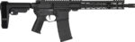 CMMG 55AC20AAB Banshee MK4 5.56x45mm 30+1 12.50" Black Nitride Medium Taper Threaded Barrel, EML 11" M-LOK Handguards, Black Armor Cerakote Aluminum Picatinny Rail Receiver, CMMG Zeroed Grips 2 166424