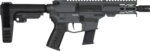 CMMG 45AB70FSG Banshee MKG 45 ACP 13+1 5" Black Nitride Medium Taper Threaded Barrel, EML 4" M-LOK Handguards, Sniper Gray Cerakote Aluminum Picatinny Rail Receiver, CMMG Zeroed Grips 2 166433