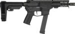 CMMG 99A890FAB Banshee MKGS 9mm Luger 33+1 5" Black Nitride Medium Taper Threaded Barrel, EML 4" M-LOK Handguards, Black Armor Cerakote Aluminum Picatinny Rail Receiver, CMMG Zeroed Grips 2 166445