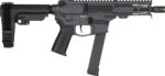 CMMG 99A890FSG Banshee MKGS 9mm Luger 33+1 5" Black Nitride Medium Taper Threaded Barrel, EML 4" M-LOK Handguards, Sniper Gray Cerakote Aluminum Picatinny Rail Receiver, CMMG Zeroed Grips 2 166448