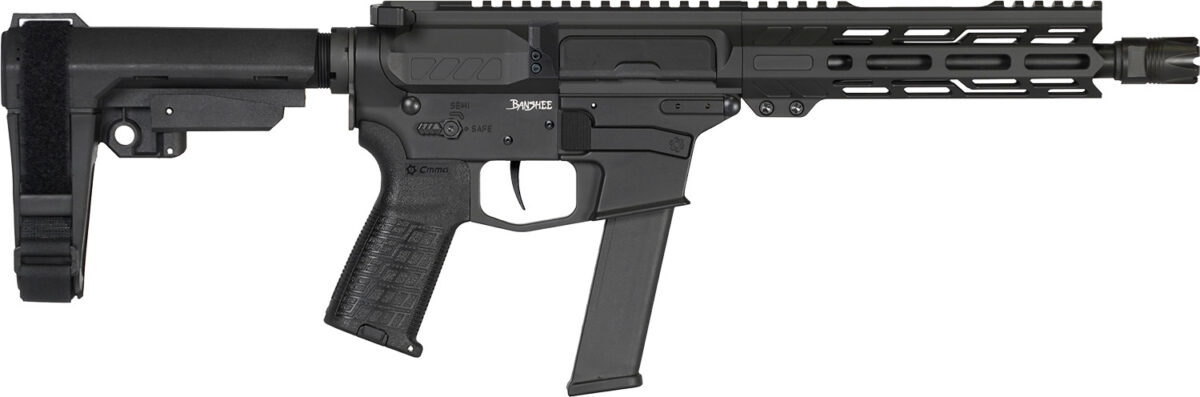 CMMG 40A330FAB Banshee MKGS 40 S&W 22+1 8" Black Nitride Medium Taper Threaded Barrel, EML 7" M-LOK Handguards, Black Armor Cerakote Aluminum Picatinny Rail Receiver, CMMG Zeroed Grips, Ambidextrous 1 166501