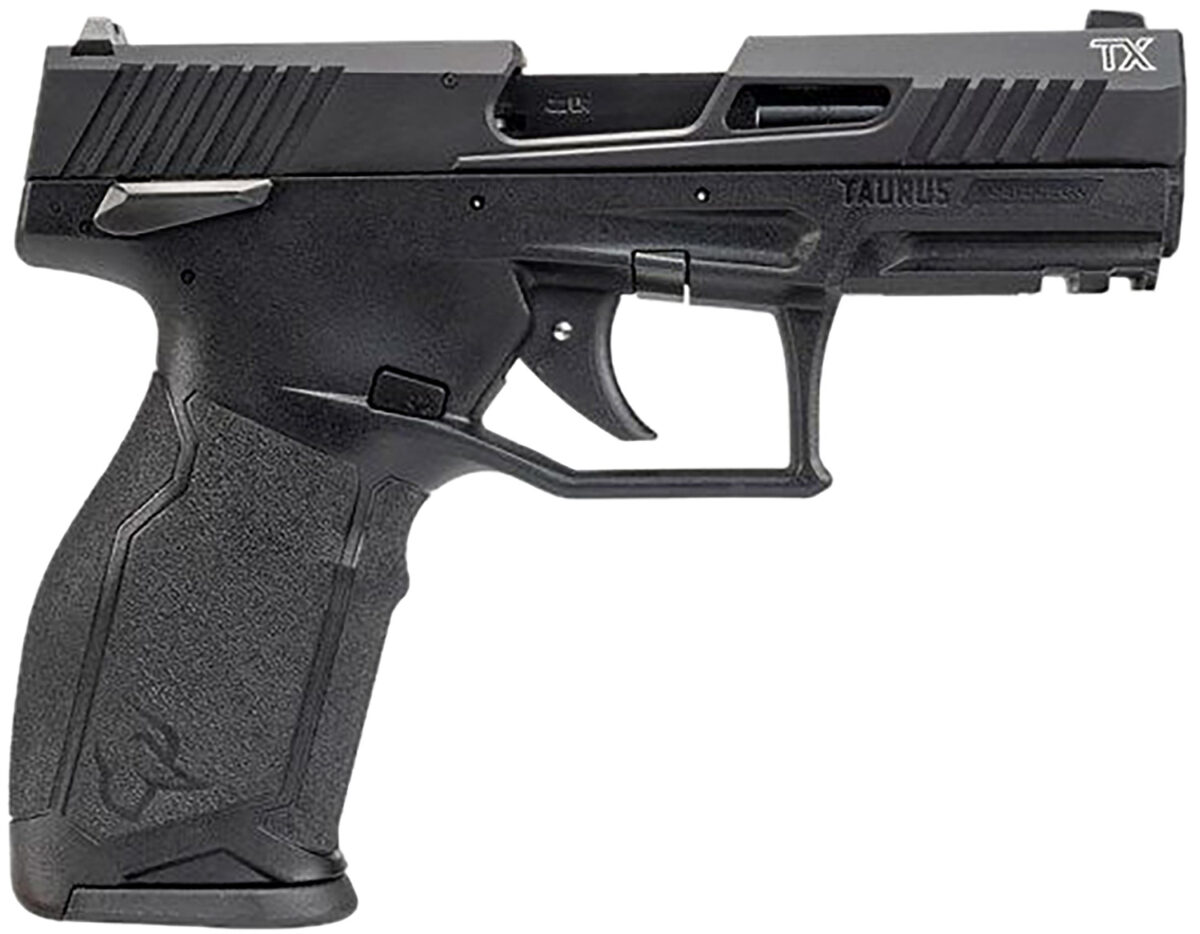 Taurus 1-2TX22341-15 TX22 Gen 2 Full Size Frame 22 LR 15+1 4.10" Matte Black Steel Barrel, Black Hard Coat Anodized Serrated Slide, Black Polymer Frame w/Picatinny Rail, Right Hand 1 166865