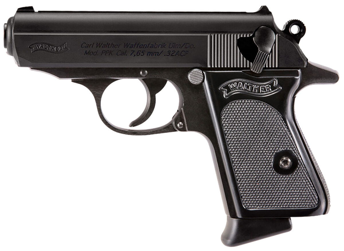 Walther Arms 4796021 PPK 32 ACP 6+1 3.30" Black Steel Barrel, Black Serrated Steel Slide, Black Steel Frame w/Beavertail, Textured Polymer Grip 1 167253