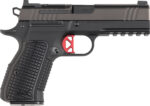 Dan Wesson 92103 DWX Compact Frame 9mm Luger 15+1 4.95" Black Match Grade Barrel, Black DLC Serrated Steel Slide, Black Aluminum Frame w/Beavertail & Picatinny Rail, Black Textured Aluminum Grip 2 167327