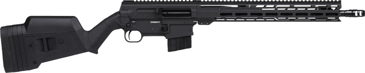 CMMG V8AC60CAB Dissent BR4 *CA Compliant 22 ARC 10+1 16.10" Black Armor Cerakote Aluminum Receiver, Magpul SGA Stock, Zeroed Drop-In Single Stage Trigger 1 168182
