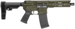 Diamondback DB1913K101 DB15 5.56 NATO 30+1 7" Black Nitride Heavy Threaded Barrel, OD Green Cerakote Picatinny Rail Aluminum Receiver, 6" M-LOK Handguard, SB Tactical Brace & Black Magpul MOE Grip 2 169609