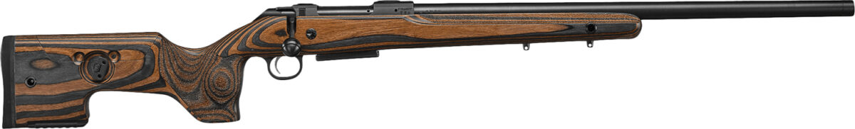 CZ-USA 07501 CZ 600 Range 223 Rem 5+1 24" Black Threaded Barrel & Receiver, Adjustable Black/Brown Laminate Stock 1 169838