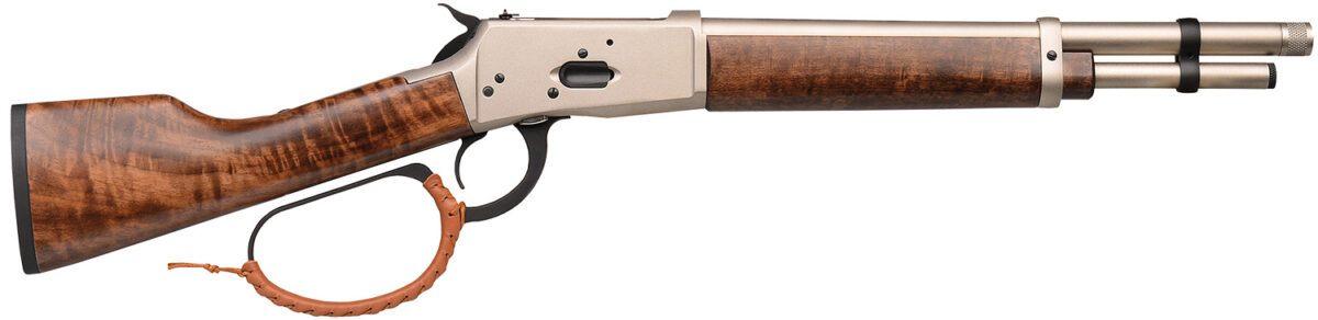 Gforce Arms GFLVR357PN Saddlehorn 357 Mag 5+1 12" Nickel Threaded Barrel & Receiver, Turkish Walnut Stock & Forend, Thread Protector 1 170388