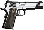 Kimber Mfg.,inc 3200122CA Eclipse Custom II (CA) 10mm 8+1 5 Brush Polished Front Serrations Stainless Steel Slide Laminated Gray/Black Double Diamond Grip 2 170454