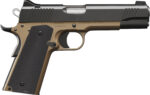 Kimber Mfg, Inc 3000461 Custom LW MP 9mm Luger 9+1 5" Stainless Match Grade Barrel, Black Serrated Steel Slide, Flat Dark Earth Aluminum Frame w/Beavertail, Black Textured Grip 2 170484