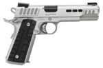 Kimber Mfg.,inc 3000428 Rapide Frost 9mm Luger 9+1 5" Black DLC Stainless Steel Barrel, Kimpro II Silver Lightening Cut/Serrated Stainless Steel Slide & Frame w/Beavertail, Black G10 Grip 2 170513