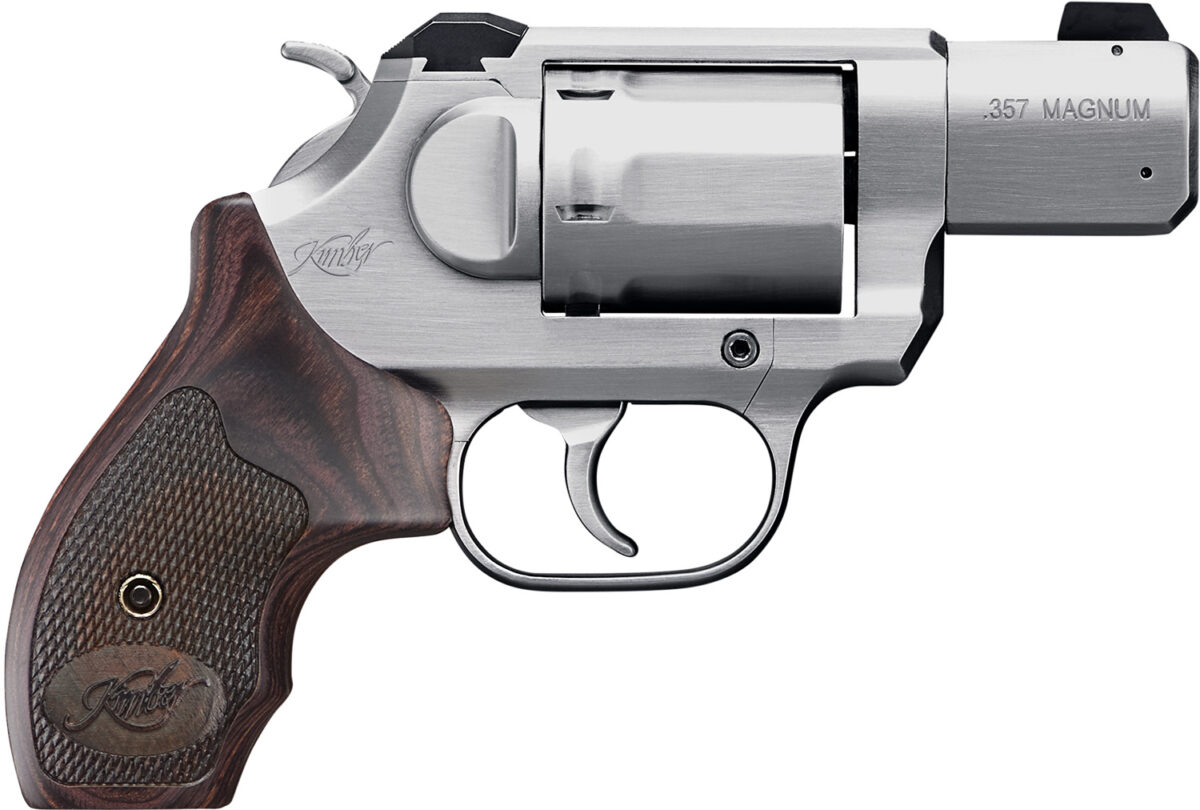 Kimber Mfg, Inc 3400021CA K6S *CA Compliant DA/SA 357 Mag 6 Shot 2" Brushed Stainless Steel Barrel & Cylinder, Brushed Stainless Stainless Steel Frame, Diamond Checkering Grip, Exposed Hammer 1 170584 1